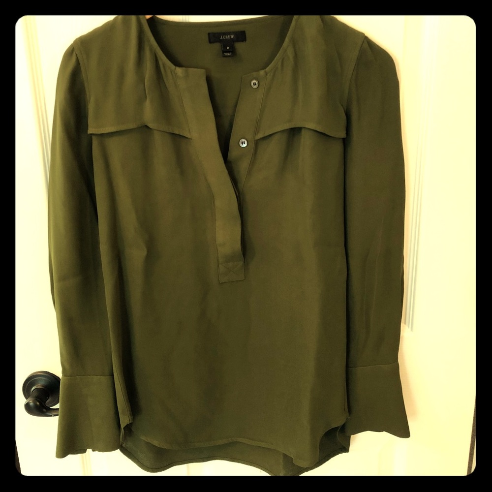 J.crew viscose blouse